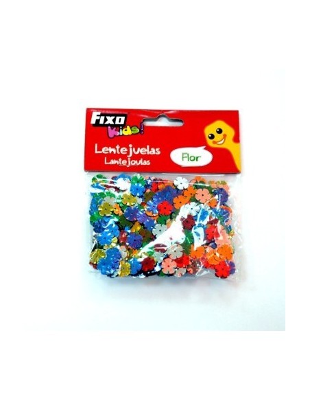 Bolsa lentejuelas flores 20gr