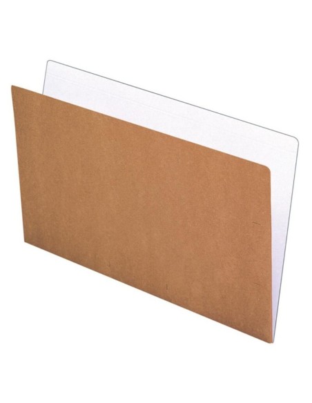 Subcarpeta Folio kraft bicolor 240gr Pack 50u