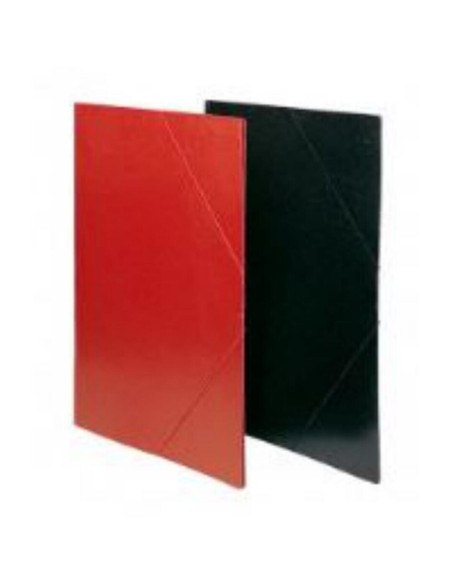 Carpeta dibujo cartón forrado y gomas A2