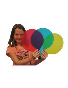 Palas de colores translúcidas 6u 2