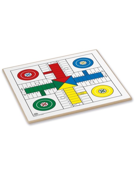 Tablero Parchís-oca madera 40cm