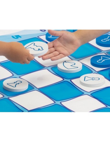 Damas-ajedrez gigante