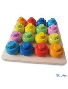 Encaje de colores