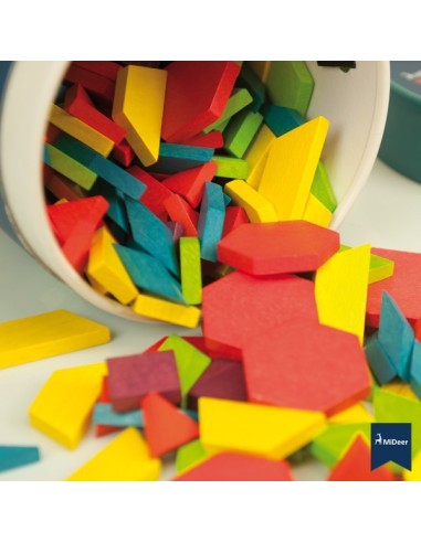 Geomosaicos madera 250 piezas