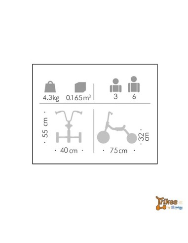 Bici Trikes 3 a 4 años