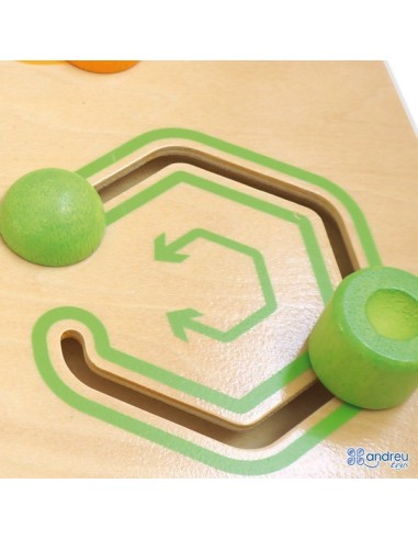 Tablero 4 formas geométricas