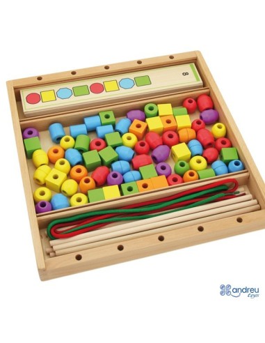 Formas ensartables 92 piezas