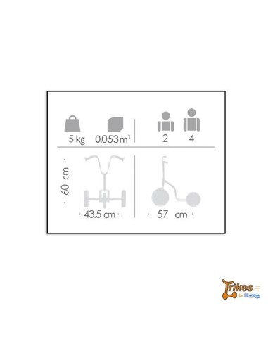 Patinete Trikes 2 a 4 años