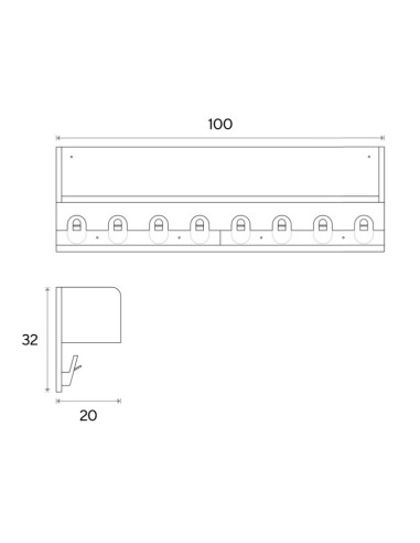Percha escolar Cadi plus