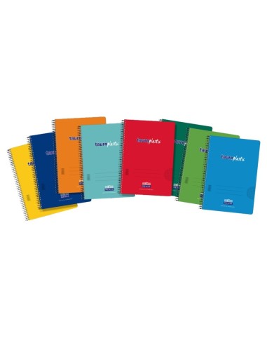 Cuadernos con Espiral Folio Tauroplastic 4x4
