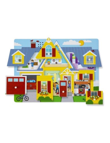 Melissa & Doug - Encaje sonido Alrededor de la casa