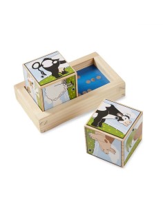 Melissa & Doug - Cubos sonoros de la granja