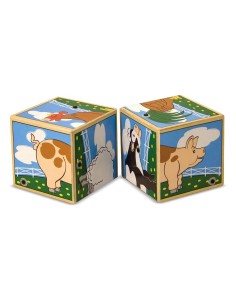 Melissa & Doug - Cubos sonoros de la granja 2