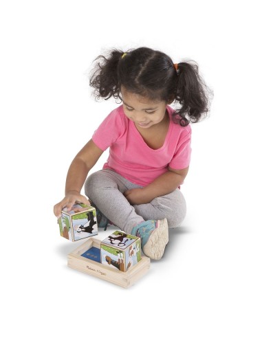 Melissa & Doug - Cubos sonoros de la granja