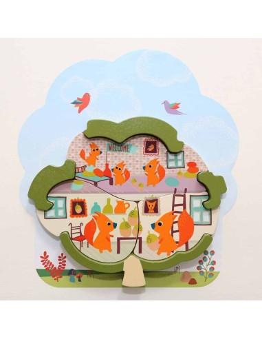 Oribel: Juguete de pared - La casa del Sr Squirrel