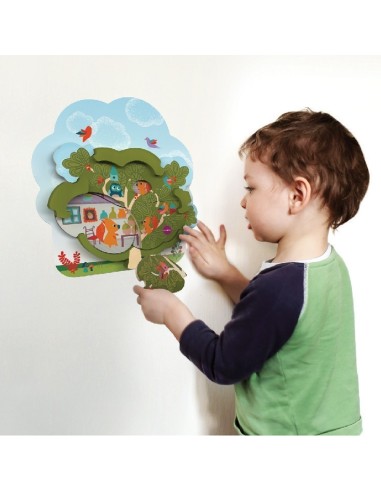 Oribel: Juguete de pared - La casa del Sr Squirrel