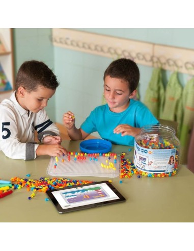 Pegs 10mm bote 2600u Colores brillantes