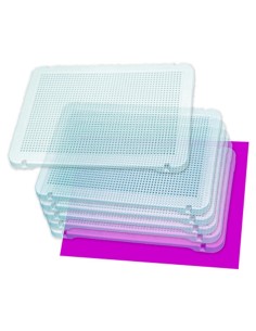 Placas transparentes para Pegs 30x21 6u