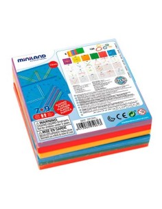 Geoplanos 15x15 colores 6u 2