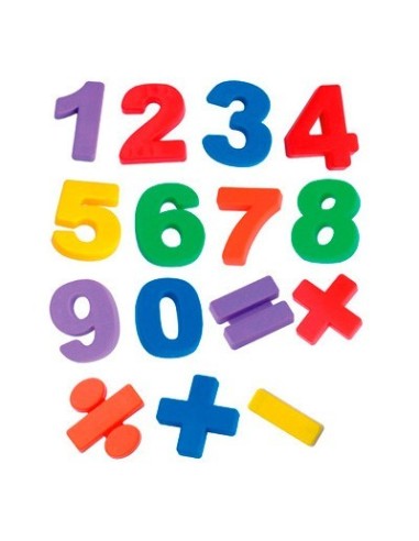 Números magnéticos jumbo 68 piezas