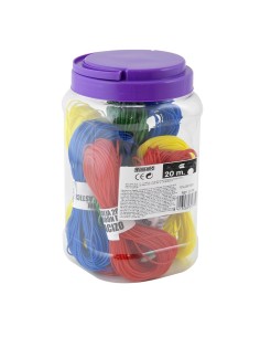 Madejas de macarrón hueco 20m 8u