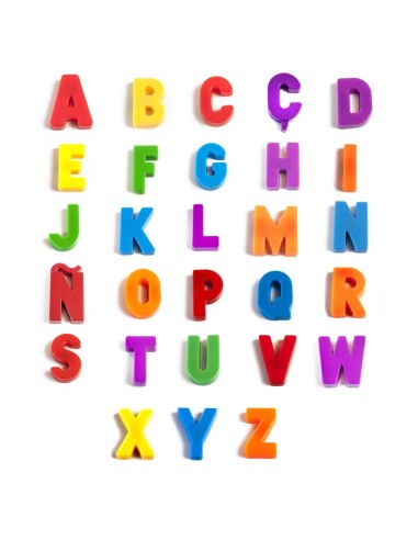Letras magnéticas mayúsculas bote 154 piezas