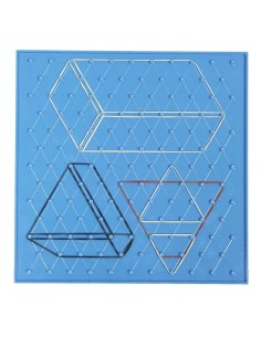 Geoplanos 23x23 colores 6u