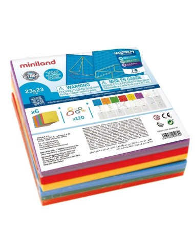 Geoplanos 23x23 colores 6u