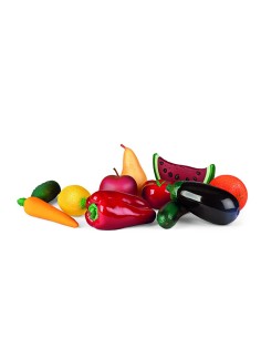 Frutas, hortalizas y frutos secos 36 piezas