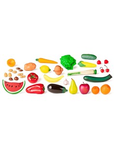 Frutas, hortalizas y frutos secos 36 piezas 2