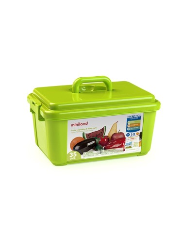 Frutas, hortalizas y frutos secos 36 piezas