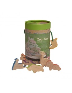 Animales Zoo madera ECO 24u