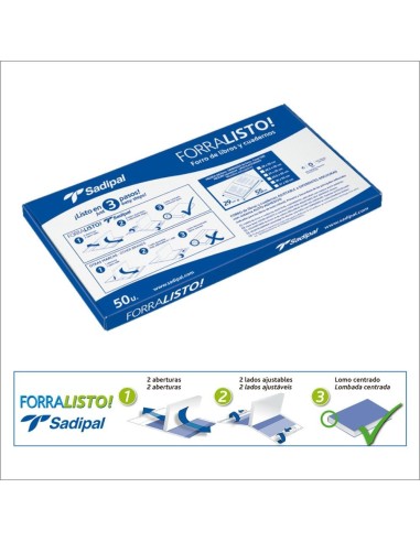 Forralisto 29x55 PP80: Forro fácil 50u