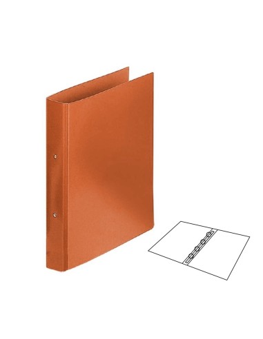 Carpeta anillas Marrón
