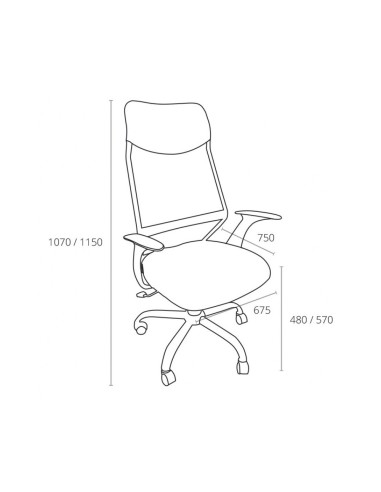 Silla de oficina Pintafontes