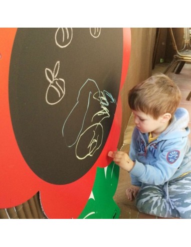 Pizarra Exterior flor