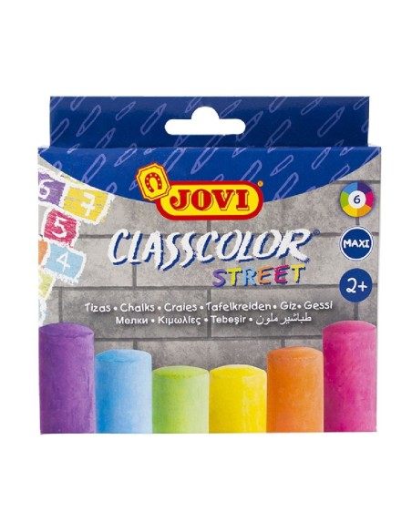 Tiza para suelo Classcolor 6u
