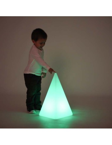 Piramide de luz sensorial
