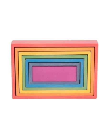 Rectángulo Arco Iris 7 piezas