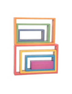 Rectángulo Arco Iris 7 piezas 2