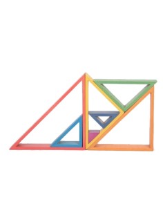 Triángulo Arco Iris 7 piezas 2