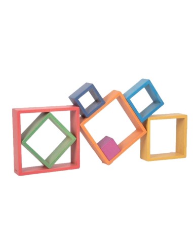 Cuadrado Arco Iris 7 piezas