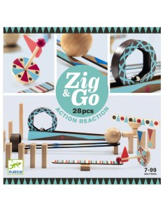 Circuito de canicas ZIG & GO 28 Piezas