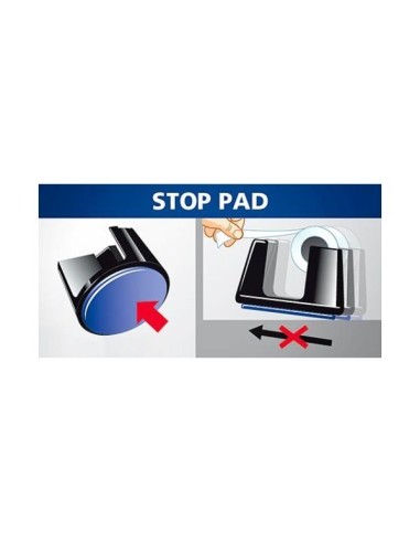 Portarrollos TESA Easy Cut Negro