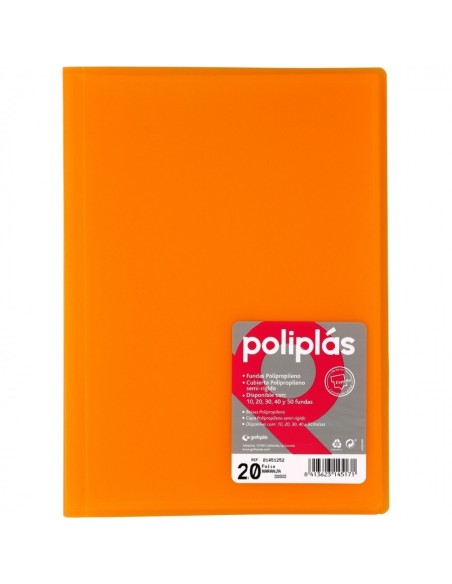 Dossier 20 Fundas A4 Poliplas