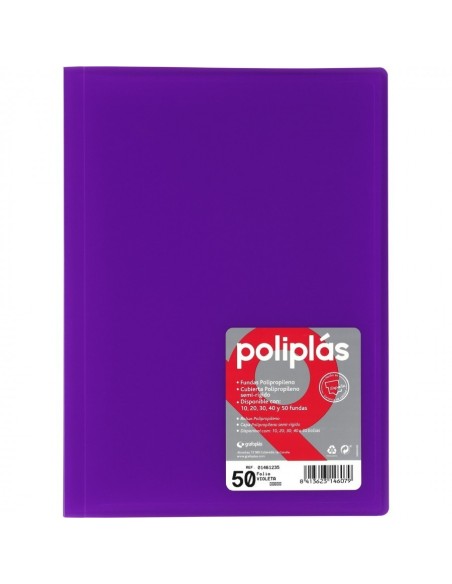 Dossier 50 Fundas A4 Poliplas