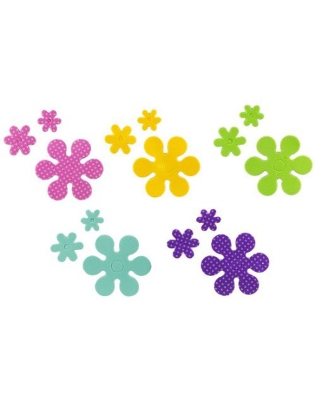 Goma Eva adhesiva Formas Flores