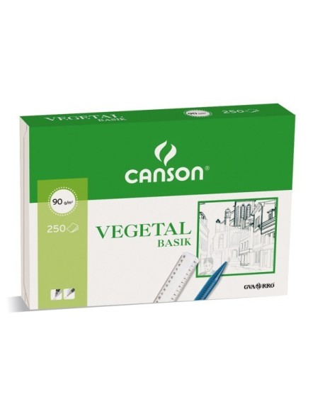 Papel Vegetal Basik Liso A4 250u