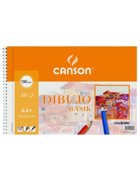Bloc Dibujo Guarro Basik Liso A4 20u