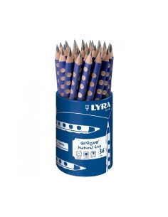 Lápiz Triplus Maxi Groove Bote 36u